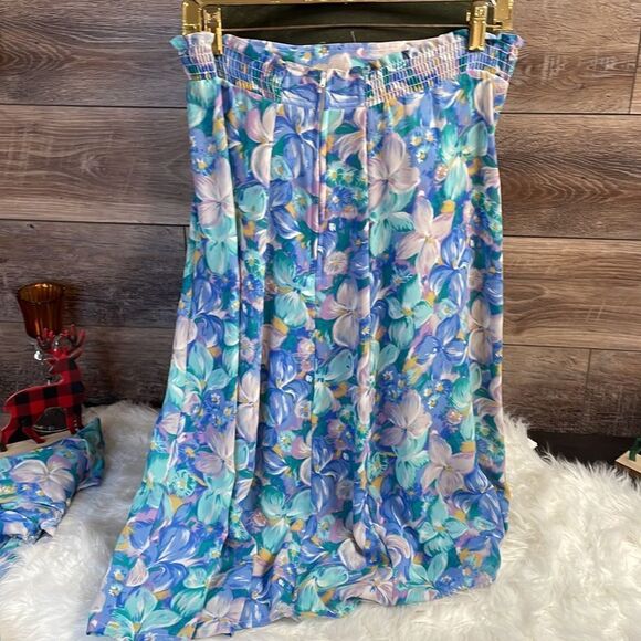 Laura & Jayne Petite Collection Ladies Floral Skirt Set , Size 4, Vintage - Picture 5 of 8